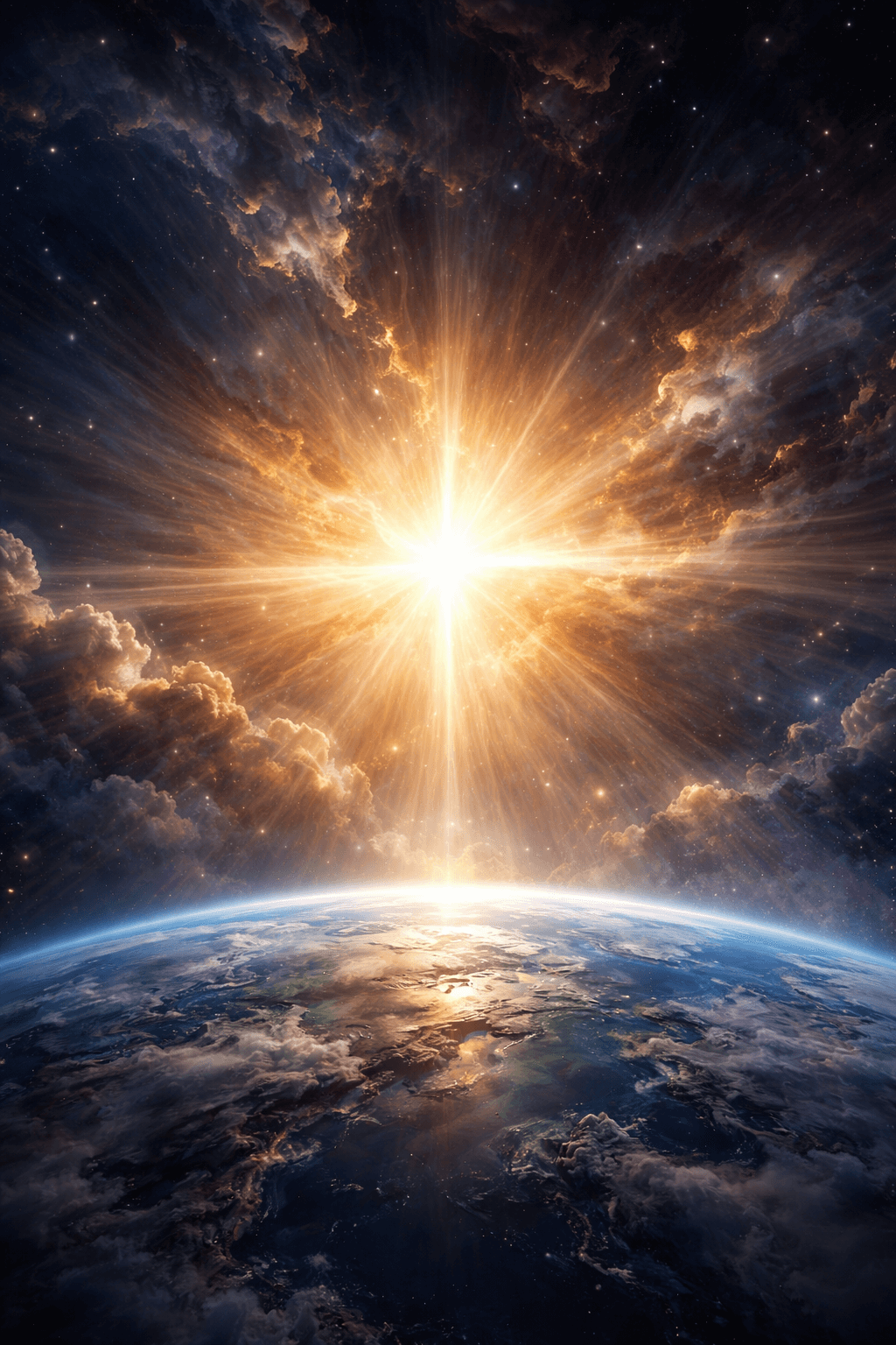 God Speaks Light Into Darkness